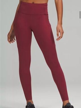 lululemon athletica High-Rise Leggings in Burgundy
